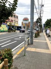 「西新井中学校前」バス停留所
