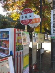 「香嵐渓」バス停留所