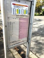 「南公民館前」バス停留所