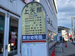 「上矢部」バス停留所