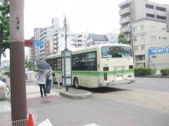 「三先」バス停留所