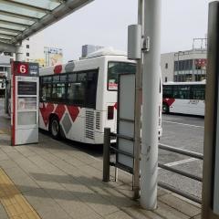 「いわき駅前」バス停留所