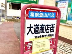 「大道商店街」バス停留所