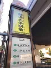 「駒沢大学駅前」バス停留所