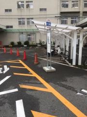 「高田市立病院前」バス停留所
