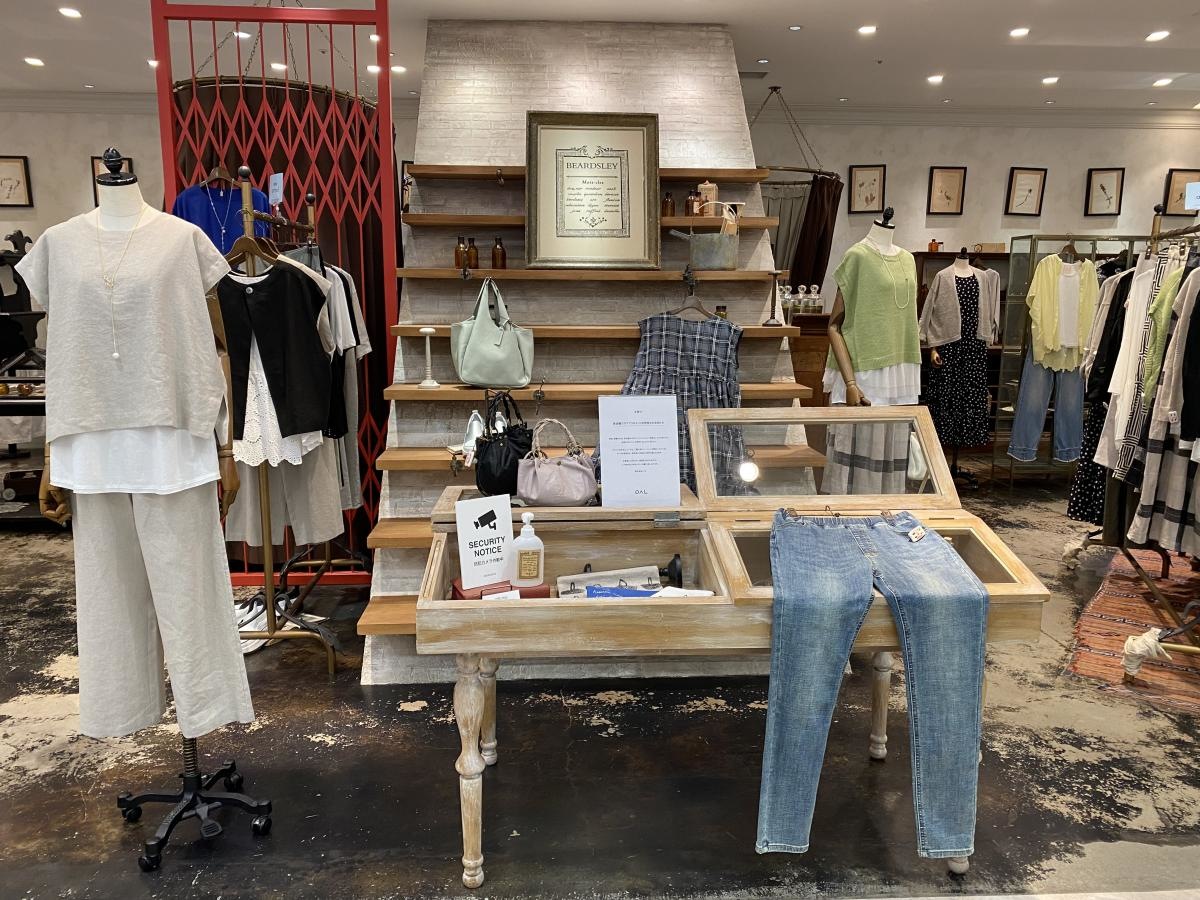 BEARDSLEYアミュプラザ博多店　7月上旬の店舗の様子