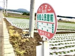 「多那公民館前」バス停留所