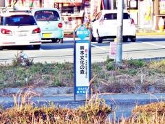「熊本文化の森」バス停留所
