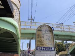 「鎌倉女子大」バス停留所