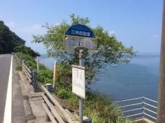 「磯新掘」バス停留所