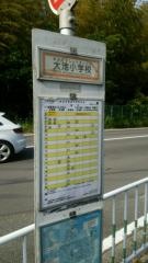 「大池小学校」バス停留所