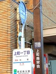 「上町一丁目」バス停留所
