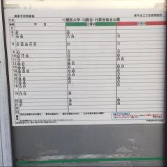 「南平台三丁目西」バス停留所