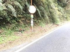 「塩浸発電所前」バス停留所