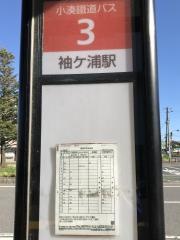 「袖ケ浦駅」バス停留所