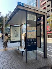 「東中洲」バス停留所