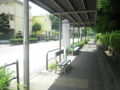 「とちのき公園入口」バス停留所