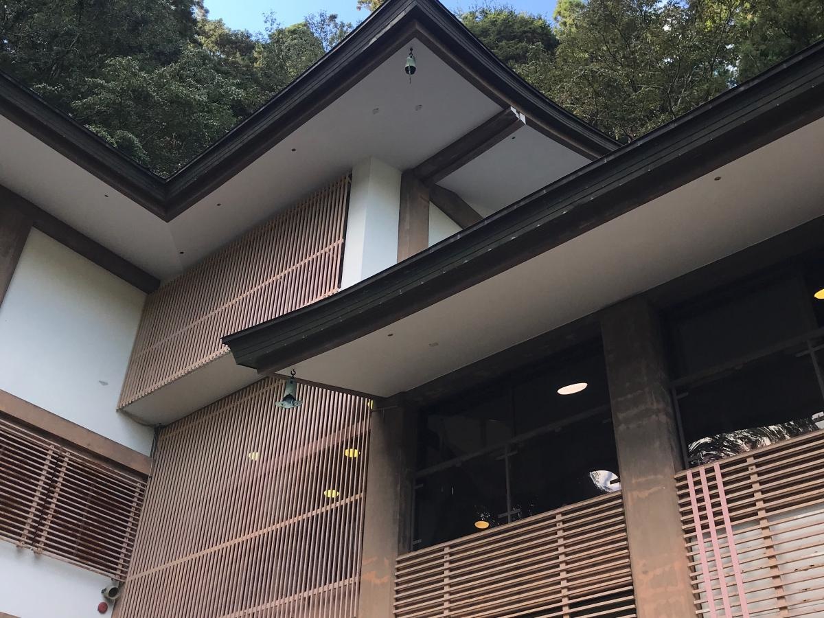 鞍馬山霊宝殿　鞍馬山山中にあります