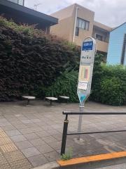 「明治薬科大学」バス停留所