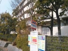 「平城高校」バス停留所