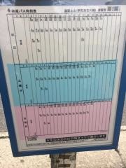 「国道土山」バス停留所