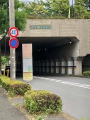 「日向根トンネル」バス停留所