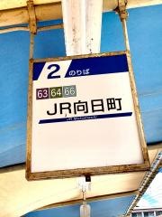 「阪急東向日」バス停留所