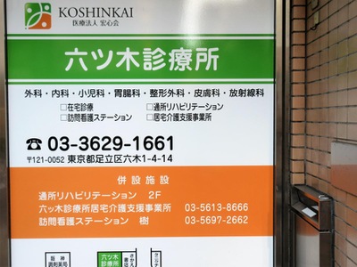 ドクターマップ 六ツ木診療所 足立区六木