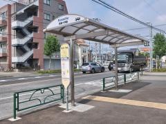 「馬場十字路」バス停留所