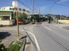 「浦西団地西口」バス停留所