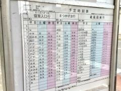 「市立病院前」バス停留所