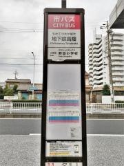 「地下鉄高畑」バス停留所