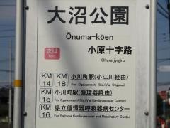 「大沼公園」バス停留所