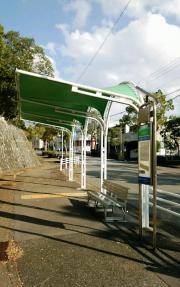 「土池公園前」バス停留所