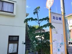 「北山橋」バス停留所