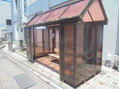 「安来市役所前」バス停留所