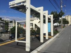 「松川西」バス停留所