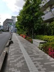 「市立病院入口」バス停留所