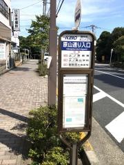 「原山通り入口」バス停留所