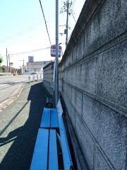 「片桐西小学校」バス停留所
