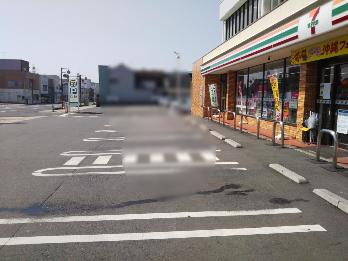 駐車場が広いです。
