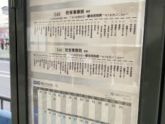 「地下鉄西田辺」バス停留所