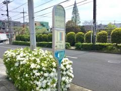 「江田駅北」バス停留所