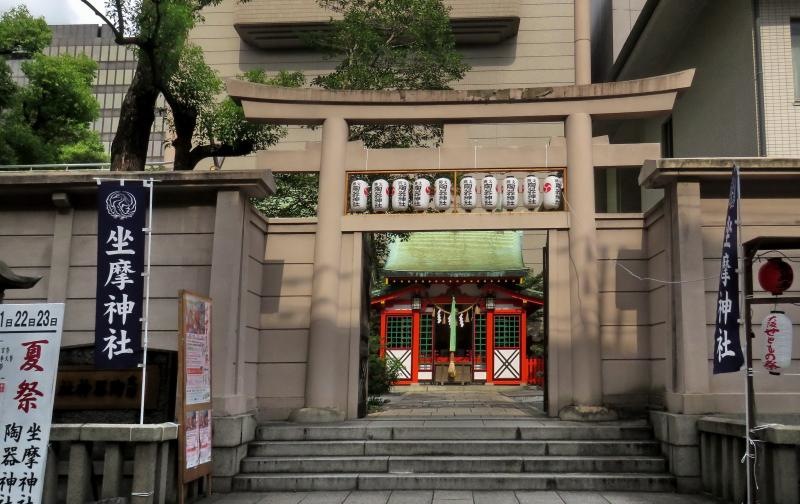 坐間神社鳥居