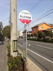 「甲山中学校東」バス停留所
