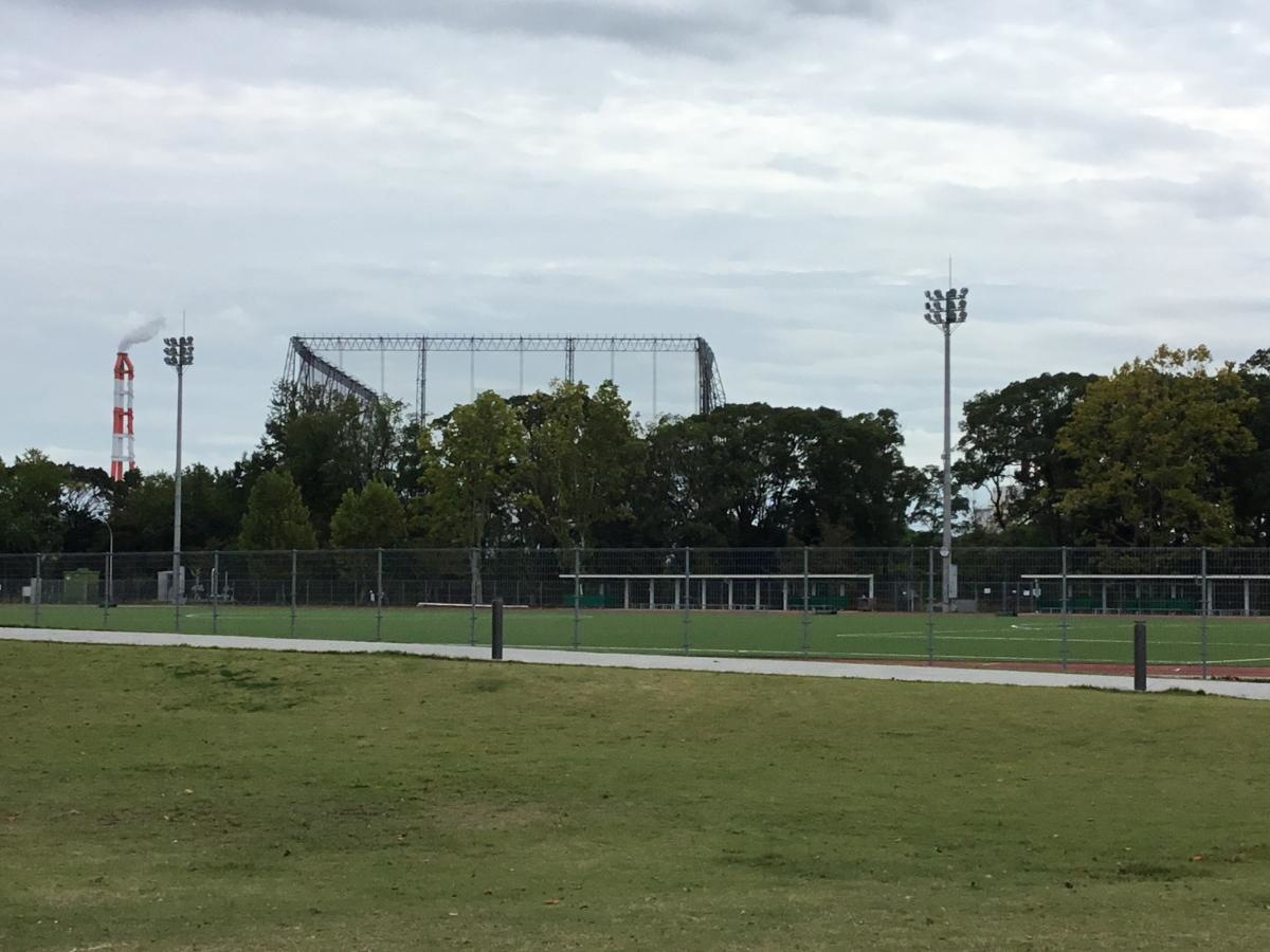 四日市中央緑地公園内サッカー場と
