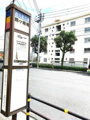 「鶴ケ崎橋」バス停留所