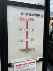 「芦花公園駅前」バス停留所