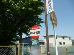 「鶉小学校前」バス停留所