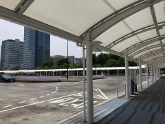 「国際展示場駅前」バス停留所